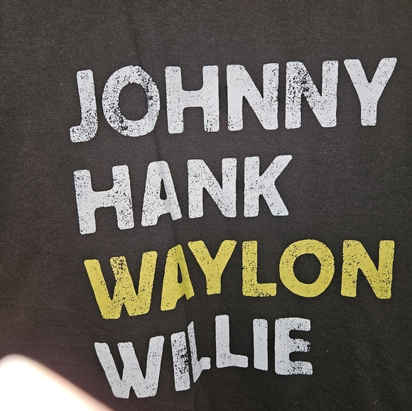 4X Johnny  Hank Waylon Willie Tee - Picture 3 of 3